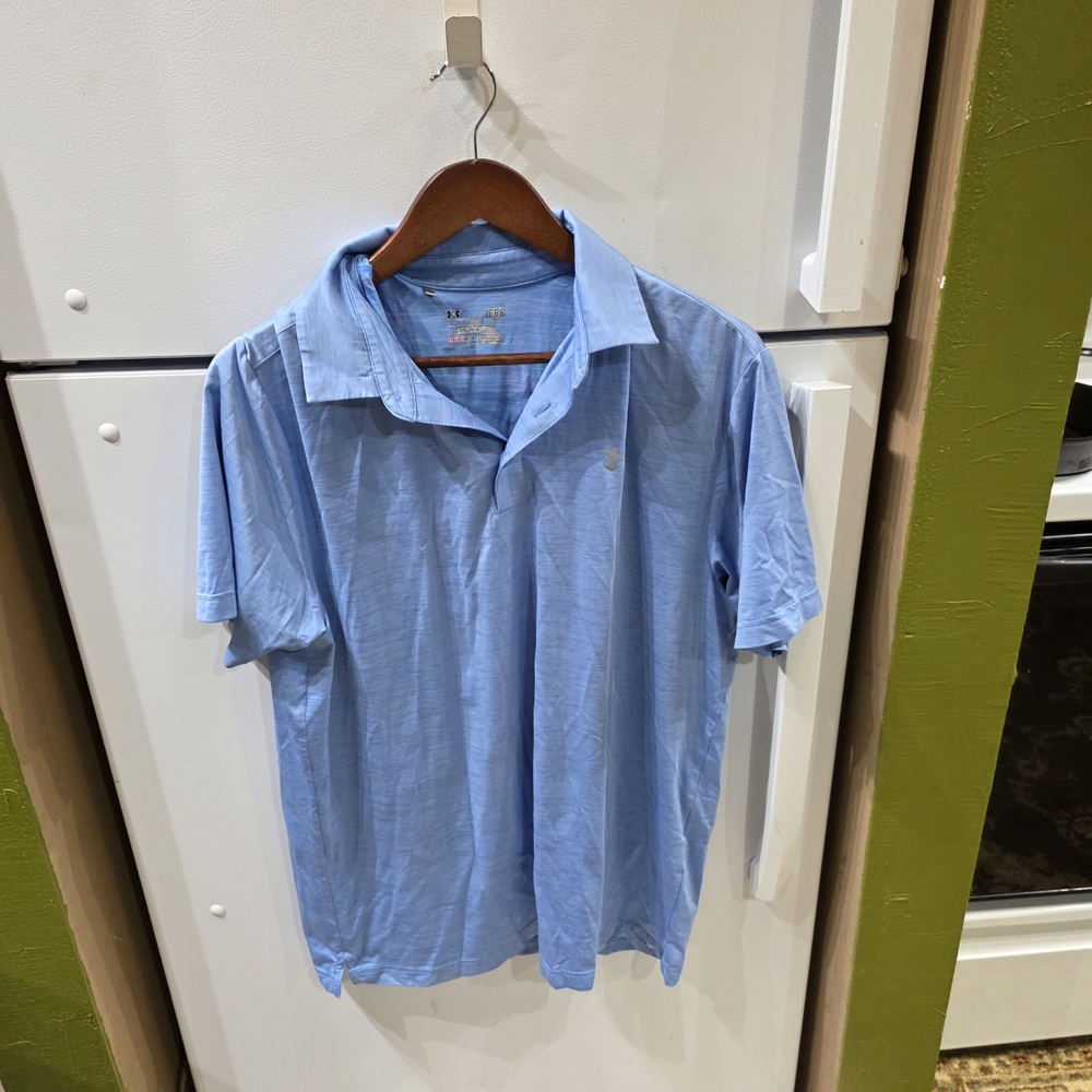 Under Armour Light Blue Polo Shirt